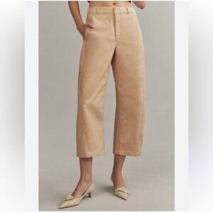 Anthropologie Maeve Barrel Crop Pants